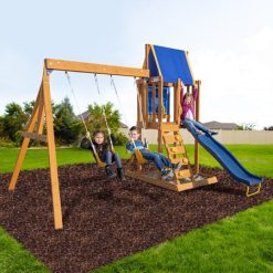 SPORTSPOWER NORTH PEAK WOODEN SWING SET