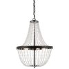 allen + roth Emilia 5-Light Black Modern/Contemporary Chandelier