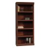 Sauder Heritage Hill 5 Shelf Library Bookcase, Classic Cherry Finish