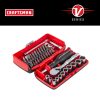 CRAFTSMAN V-Series 38-Piece Metric 1/4-in Drive 6-point Set Shallow Socket Set