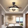 DingLiLighting Industrial Ceiling Fan with Light, 42