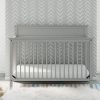 Storkcraft Horizon 5-in-1 Convertible Baby Crib, Pebble Gray