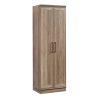 Sauder HomePlus 2-Door Storage Cabinet, Salt Oak Finish