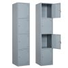 Fesbos Metal Locker 4 Lockable Door,71