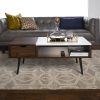 Bellamy Studios Booker Marble Coffee Table, Brown