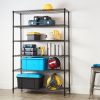 Hyper Tough 6 Tier Heavy Duty Wire Shelf Unit Black Capacity 3600 lbs