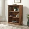 Sauder Miscellaneous Storage 3-Shelf Bookcase, Vintage Oak Finish