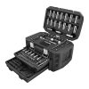 HART Multiple Drive 160-Piece Mechanics Tool Set, Chrome Finish