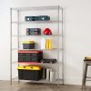 Hyper Tough 6 Tier Wire Shelf Unit Chrome 18