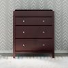 Storkcraft Horizon 3 Drawer Modern Changing Dresser Espresso