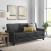 Mainstays Auden 3 Seat Sofa, Black