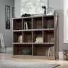 Sauder Barrister Lane Storage Bookcase with ID Label Tags, Salt Oak Finish