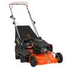 YARDMAX 21 in. 170cc 3-in-1 Gas Walk Behind Push Lawn Mower with High Rear Wheels