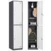 Fesbos Metal Locker 2 Lockable Door,71