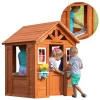 Backyard Discovery Timberlake Cedar Wooden Playhouse