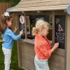 KidKraft Forestview II Wooden Outdoor Playhouse with Ringing Doorbell, Bench and Kitchen