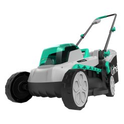 Litheli 20V 13" Cordless Lawn Mower with Brushless Motor + 4.0Ah Battery & Charger