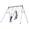 Backyard Discovery 1952050BCOM Big Brutus 10 in. Heavy-Duty Metal A-Frame Swing Set