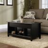 Sauder Edge Water Lift Top Coffee Table, Estate Black Finish