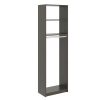 SimplyNeu SNT2-SK 14 in. W D x 25.375 in. W x 84 in. H Bistro Medium Hanging Tower Wood Closet System