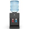 Avalon A1CTWTRCLRBLK Premium Hot/Cold Top Loading Countertop Water Cooler Dispenser with Child Safety Lock, Black