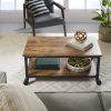 Better Homes & Gardens Rustic Country Coffee Table, Weathered Pine Finish