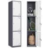 Fesbos Metal Locker 3 Lockable Door,71