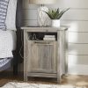 Better Homes & Gardens Modern Farmhouse USB Nightstand, Rustic Gray