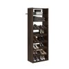 Closet Evolution TR28 Essential Shoe 25 in. W Espresso Wood Closet Tower