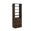 Closet Evolution TR30 Premier 25 in. W Espresso Wood Closet Tower