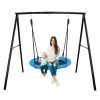 Trekassy 440lbs Metal Swing Sets with 40