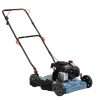 SENIX Gas Lawn Mower, 20-Inch, 125 cc 4-Cycle Briggs & Stratton Engine, Push Lawnmower with Side Discharge, 5-Position Height Adjustment, LSPG-L3, Blue