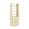 Closet Evolution HG30 Premier 25.125 in. W Harvest Grain Wood Closet System