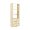 Closet Evolution HG56 Premier Essential 25 in. W Harvest Grain Wood Closet Tower