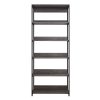 Klair Living Monica-D Monica 32 in. W Rustic Gray Wood Closet System Walk-in Closet With 5 Shelves