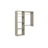 Closet Evolution GR18 36 in. W - 60 in. W Rustic Grey Wood Closet System