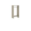 Closet Evolution GR36 Double Hang 25 in. W Rustic Grey Wood Closet Tower