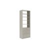 Closet Evolution GR66 25 in. W Rustic Grey Modern Raised Premier Wood Closet System