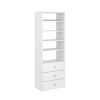 Closet Evolution WH56 Essential 25 in. W White Wood Closet Tower