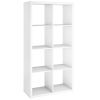 ClosetMaid 4583 57.95 in. H x 29.84 in. W x 13.50 in. D White Wood Large 8- Cube Organizer