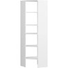 ClosetMaid 1711 Style+ 25 in. W White Corner Wood Closet Tower