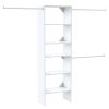 ClosetMaid 5702900 Selectives 60 in. W - 120 in. W White Wood Closet System