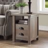 Better Homes & Gardens Granary Modern Farmhouse End Table, Rustic Gray