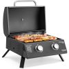 Vebreda 20,000 BTU Portable Propane Gas Grill, Black