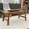 Mainstays Wood Rectangle Coffee Table, Walnut Finish