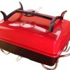 Raptor Grilling - Optimized Portable Charcoal Barbecue Grill for Camping, Tailgating & Travel – RED