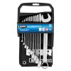 HART 11-Piece SAE Combination Wrench Set with Tool Pouch, Chrome Vanadium