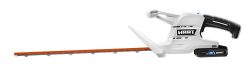 HART 20-Volt Cordless 18-Inch Hedge Trimmer Kit, (1) 2.0Ah Lithium-Ion Battery