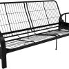 DHP Aiden Metal Futon Frame, Black Large