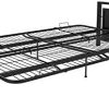 DHP Henley Metal Arm Futon Frame, Industrial Loft Design, Converts to Sleeper, Black Sturdy Metal